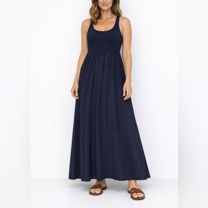 Rue21 Navy Scoop-Neck Sleeveless Maxi Dress